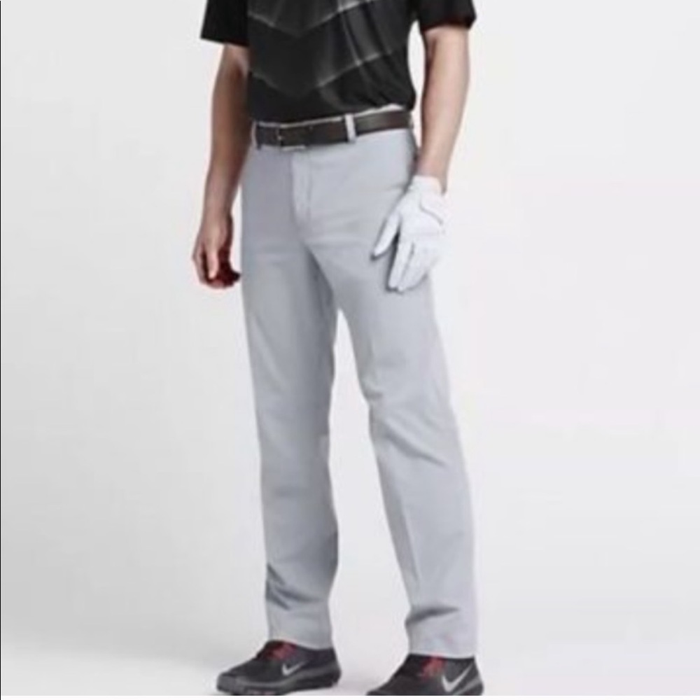 Tiger Woods Nike Adaptive Fit Golf Pants Gray